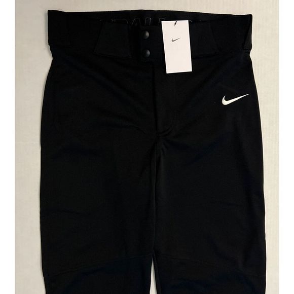 Nike BQ6345-010 Mens Sz LARGE Black Vapor Select Baseball Pants - Picture 2 of 7
